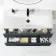 Elba Inky Blue Wall Hung Basin Drawer Vanity 1000mm - Black Accents