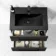 Elba Matt Black Wall Hung Basin Drawer Vanity 600mm