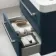 Omaha Navy Blue Wall Hung Basin Drawer Vanity 600mm