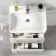 Omaha Linen White Wall Hung Basin Drawer Vanity 600mm