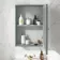 Midnight Green Mirror Cabinet 700x500mm