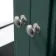 Midnight Green Wall Hung Mirror Cabinet 700x600mm