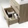 Elba Dawn Oak Wall Hung Basin Drawer Vanity 500mm