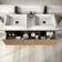 Malta Fluted Country Oak Double Wall Hung Drawer Vanity with Marble Top & Cody Basin 1200mm