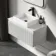 Malta Fluted Coastal White Wall Hung Drawer Vanity with Marble Top & Cody Basin 800mm