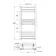 Barcelona Electric Chrome Straight Heated Towel Rail 800x400mm