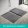 Tokyo Square Matt Grey Slate Texture Stone Shower Tray 900x900mm