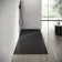 Tokyo Rectangular Matt Black Slate Texture Stone Shower Tray 1800x900mm