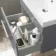 Avon Stone Grey Wall Hung Basin Drawer Vanity 600mm