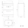 Avon Stone Grey Vanity Drawer with Curved Counter Top Basin 600mm