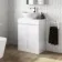 Trent Gloss White Vanity with Oval Counter Top Basin 600mm
