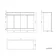 Trent Stone Grey Cabinet with Marble Top 1200mm - Excludes Counter Top Basins