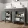 Bermuda Graphite Grey Cabinet with Marble Top 1200mm - Excludes Counter Top Basins
