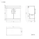 Avon Gloss White Counter Top Vanity 800mm - Black Accents