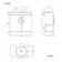 Avon Stone Grey Vanity with Marble Top & Oval Counter Top Basin 800mm - Black Accents