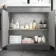 Avon Stone Grey Combination Vanity Basin and Boston Toilet 1300mm - Black Accents