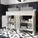 Bermuda Chalk White Cabinet with Marble Top 1200mm Excludes Counter Top Basin - Brass Knurled Handles