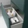 Corsica Midnight Green Slimline Basin Drawer Vanity 600mm