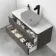 Corsica Tungsten Grey Drawer Vanity with Marble Top 1000mm - Excludes Counter Top Basin