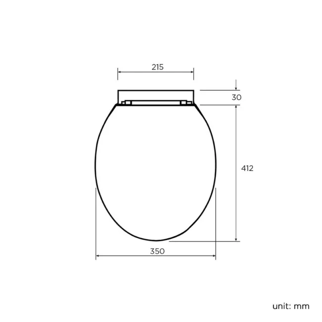 Austin Quick Release Soft Close Toilet Seat