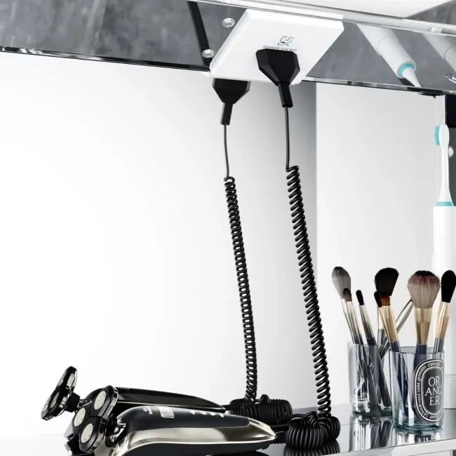 Emielia Illuminated LED Mirror Cabinet With BLUETOOTH Speaker 650x1200mm