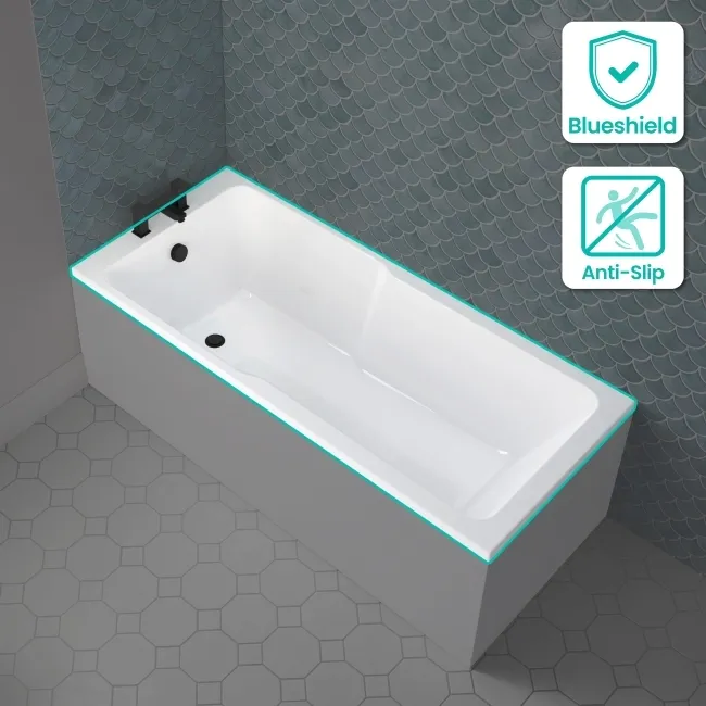 Antigua 1700x750 Keyhole Single Ended Bath