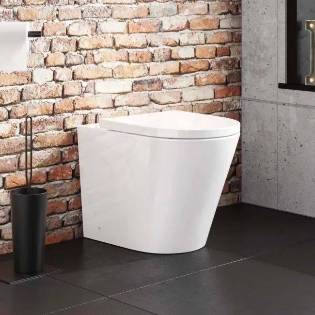 Boston Rimless Back To Wall Toilet With Premium Soft Close Seat