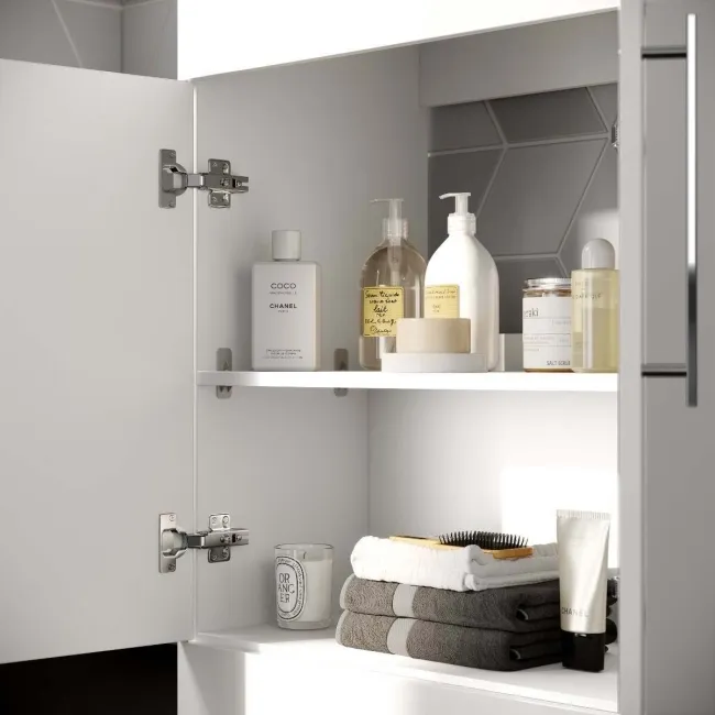 Avon Gloss White Basin Vanity 500mm and Toilet Set