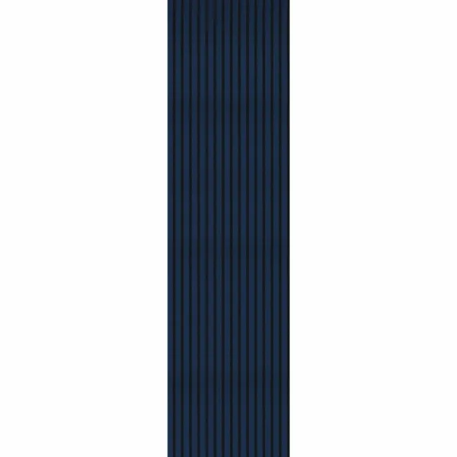 Trepanel® Texture Denim Blue Herringbone Acoustic Wood & Felt Slat Panels