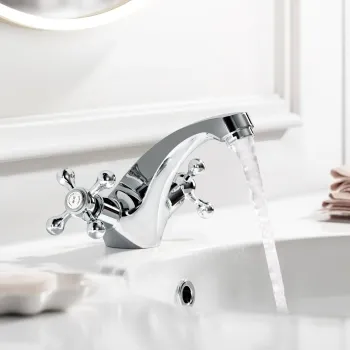 Bray Traditional Chrome Basin Mixer Tap