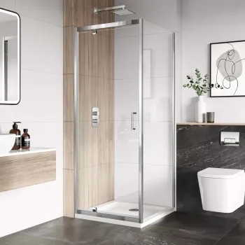 London 6mm Pivot Shower Enclosure 760x760mm