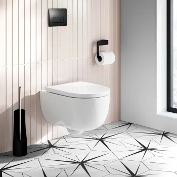 Tulsa Rimless Wall Hung Toilet With Premium Soft Close Seat