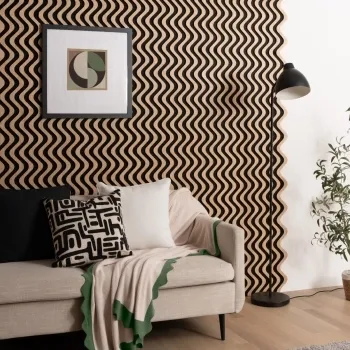 Trepanel® Oak Ripple Wave Acoustic Wood Slat Panels