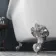 Grosvenor 1800mm Roll Top Bath - Chrome Ball Feet