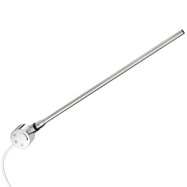 Santorini Electric Chrome Flat Panel Heated Towel Rail 1400x450mm