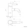 Trent Gunmetal Grey Cloakroom Basin Mixer Tap