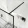 Munich Matt Black Grid Easy Clean 8mm Wet Room Shower Glass Panel 1200mm