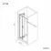 London 6mm Bifold Shower Door 760mm