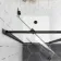 London Matt Black 6mm Pivot Shower Door 800mm
