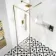 Munich Brushed Brass Framed Easy Clean 8mm Wet Room Shower Glass Panel 700mm