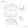 Barnet 1500mm Fluted Curved Corner Bath - Left Handed