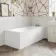 700 Super Strength Reinforced Acrylic Straight Bath End Panel