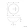 Oakland Round Counter Top Basin 415mm