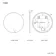 Delilah Brushed Brass Round Backlit Illuminated LED Mirror 800mm