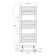 Naples Electric Premium Matt Black Straight Heated Towel Rail 1000x450mm