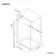Vienna Easy Clean 8mm Hinged Shower Enclosure 1000x800mm