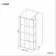 Munich Matt Black Grid 8mm Wet Room Shower Glass 1400mm & 250mm Return Panel