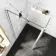 Copenhagen Easy Clean 8mm Wet Room Shower Glass 700mm & 250mm Pivotal Return Panel