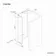 Copenhagen Easy Clean 8mm Wet Room Shower Glass Panel 1400mm & 250mm Pivotal Return Panel