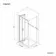 London 6mm Bifold Shower Enclosure 1000x800mm